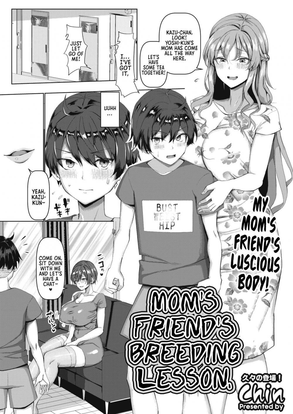 Hentai Manga Comic-My Mom's Friend's Breeding Lesson-Read-1